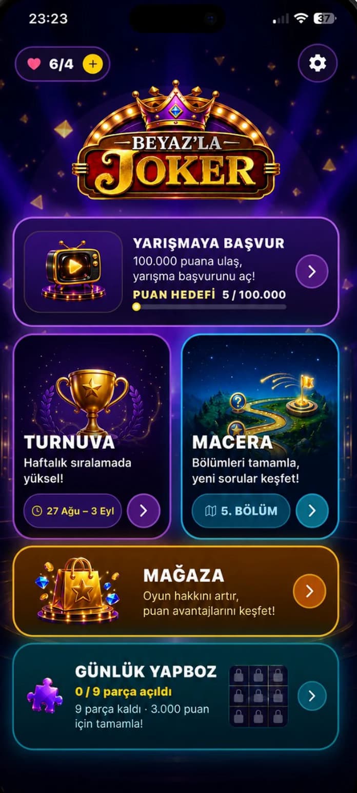 Beyaz’la Joker home, tournaments and adventures