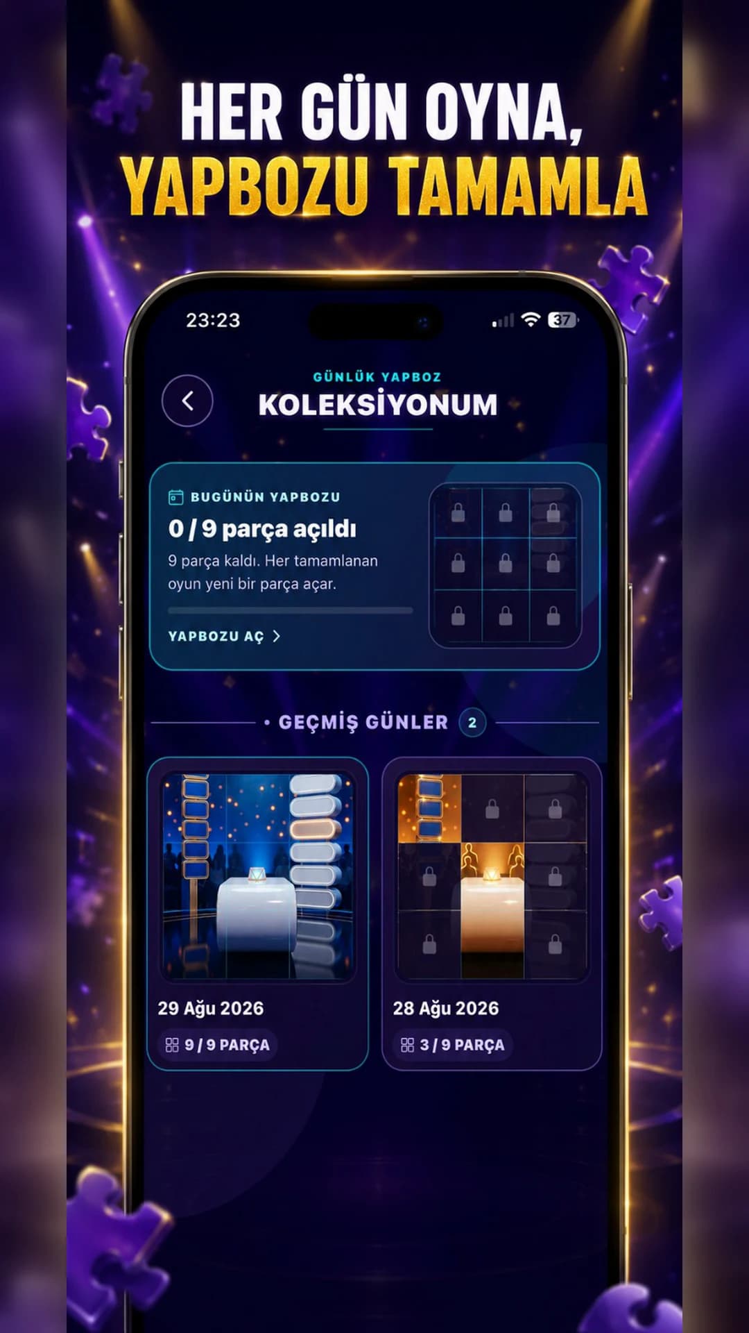 Beyaz’la Joker — Daily puzzle — complete the picture